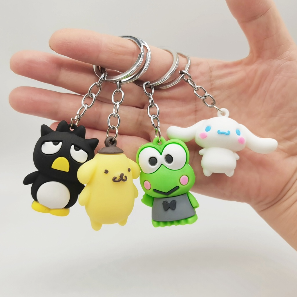 SANRIO Móc Khóa Hình Nhân Vật Hoạt Hình Kuromi Đáng Yêu