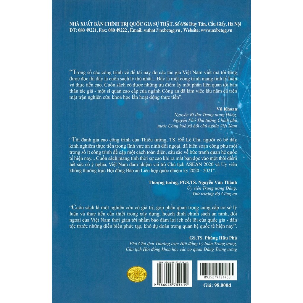 Sách - Việt Nam Trước Tác Động Của Cấu Trúc An Ninh Tại Khu Vực Châu Á - Thái Bình Dương | BigBuy360 - bigbuy360.vn