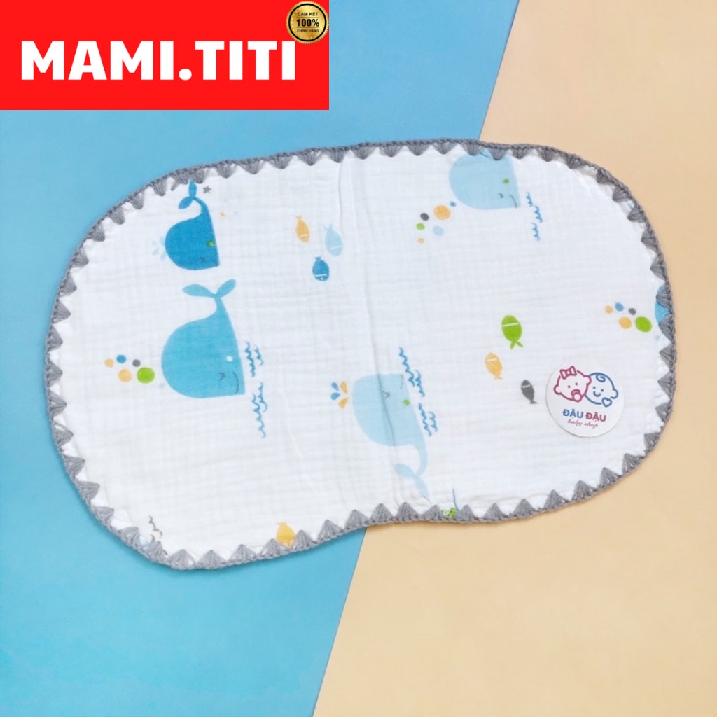 gối cho bé, gối xô Sợi Tre Mềm Mịn 10 Lớp - MAMI.TITI