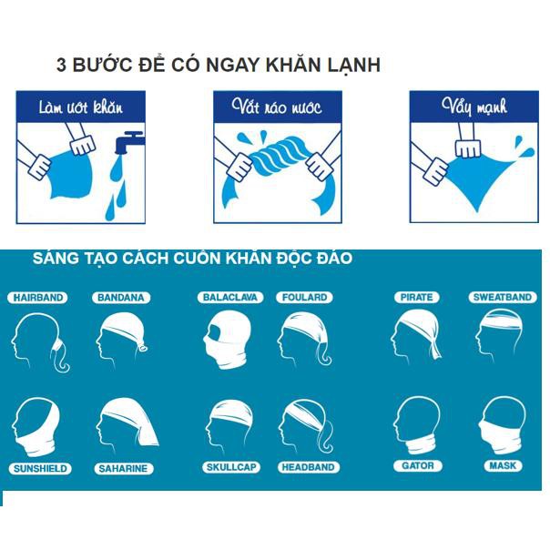 Khăn lạnh tập thể thao Hàn Quốc