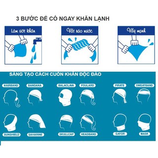 Khăn lạnh tập thể thao làm mát đa năng 3531