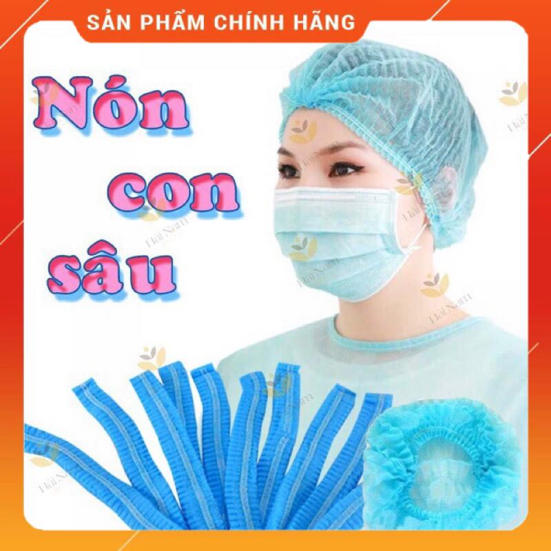 Nón Con Sâu-Mũ Giấy Y Tế Con Sâu [Bịch 100 cái]⚡️