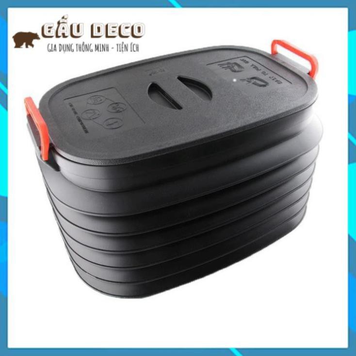 Thùng đựng đồ gấp gọn ô tô 40 lít [FREESHIP] – Có nắp đậỵ tiện lợi – Đựng đồ, du lịch, dã ngoại