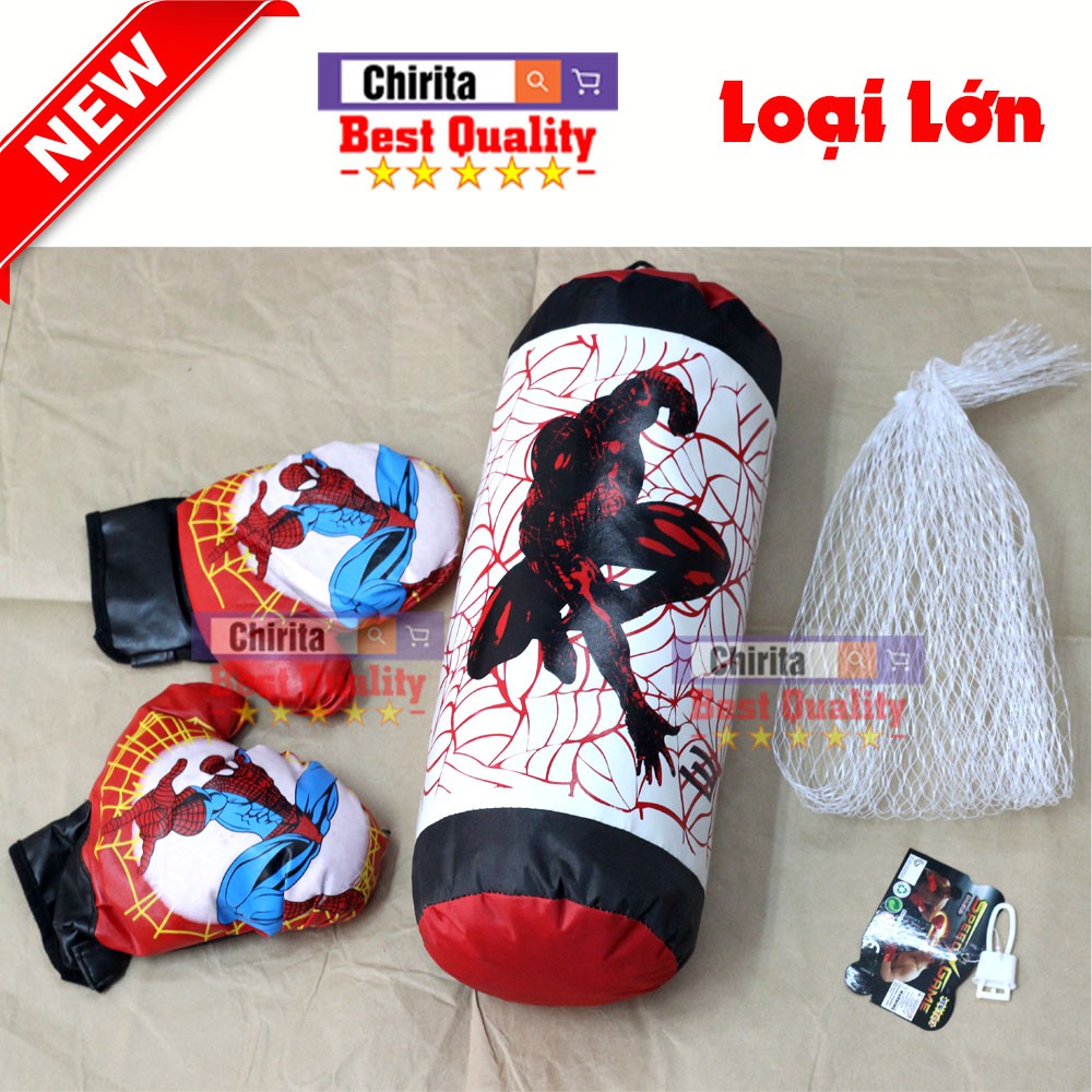 Đồ Chơi Đấm Bốc Boxing Cho Bé LOẠI LỚN KÈM 2 GĂNG TAY - Đồ Chơi Thể Thao Giải Trí Cho Bé Trai CHIRITA