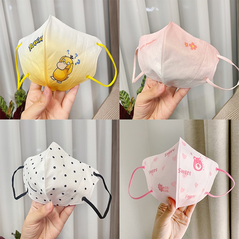 Khẩu Trang In Họa Tiết 3D Thoáng Khí Bảo Vệ Cho Nữ