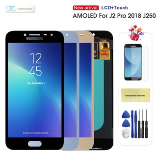 Zin oled màn hình điện thoại cho samsung j2 pro 2018 j250 j250f j250ds lcd thay thế màn hình