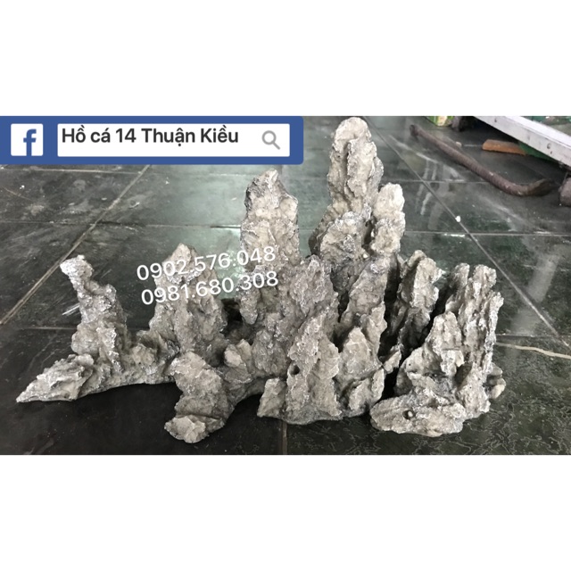Núi nhựa trang trí bể cá