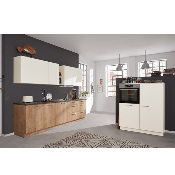 KITCHEN, Tủ bếp công nghiệp hiện đại cao cấp KIT_008, kệ bếp Scandi Home