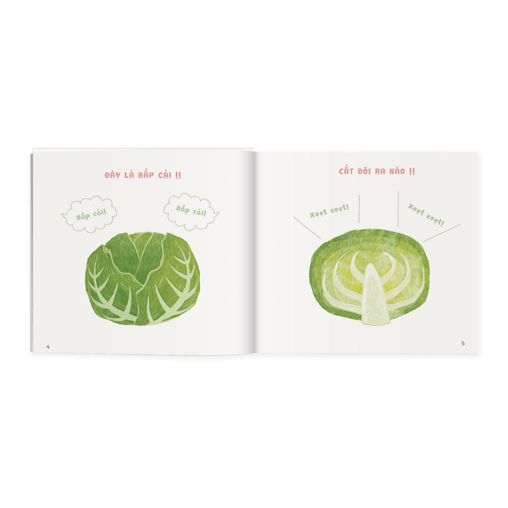 Sách Ehon - Bộ 4 cuốn - Bé thích ăn món nào nhỉ - cho trẻ từ 0-3 tuổi
