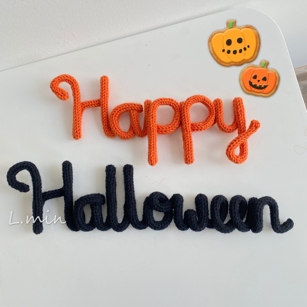 Dây len treo trang trí halloween