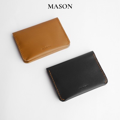 Ví mini cardholder cầm tay nhỏ gọn SCOTT da nhập khẩu Unisex nam nữ thương hiệu MASON - M73