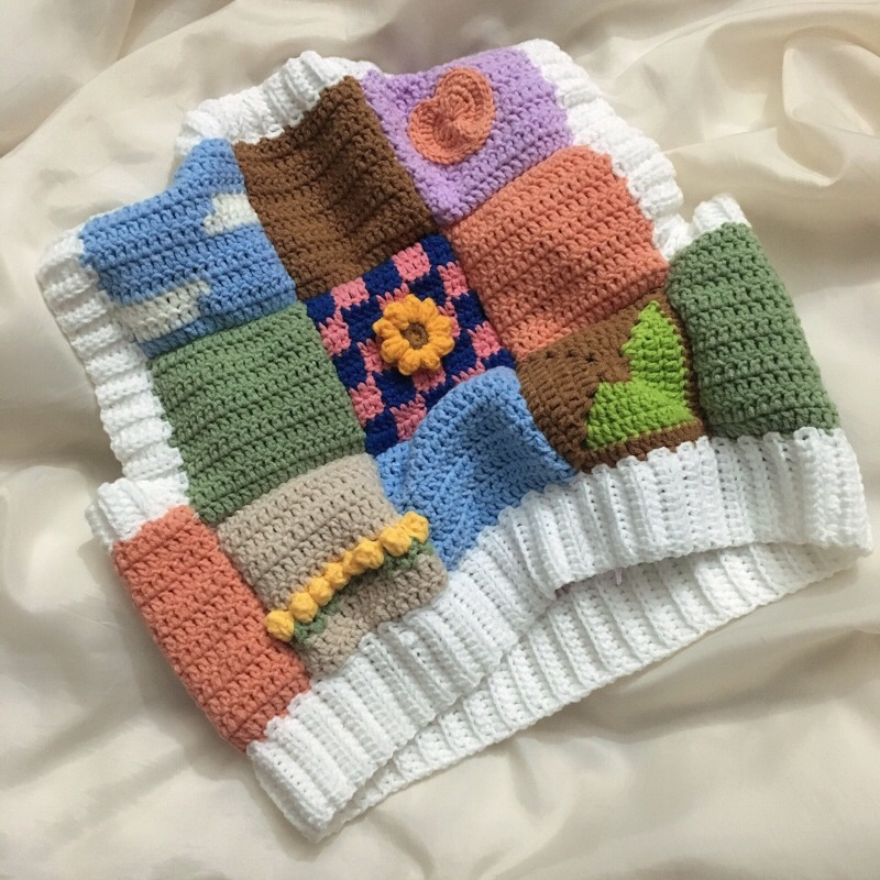 Gile crotop phối ô hoạ tiết