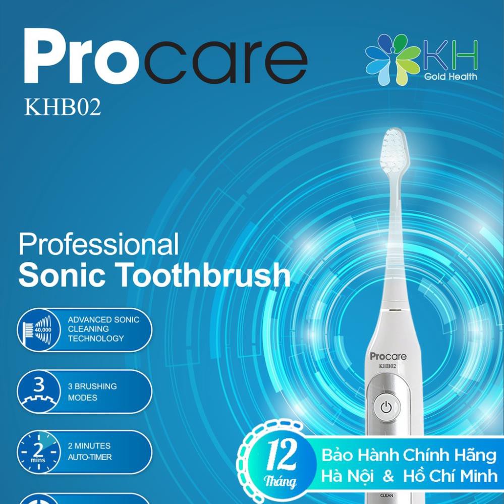 Bàn chải đánh răng điện Procare KHB02 - Bàn chải người lớn