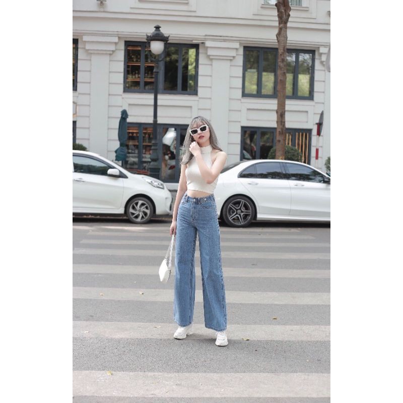 Quần bò ống xuông nữ CT JEANS