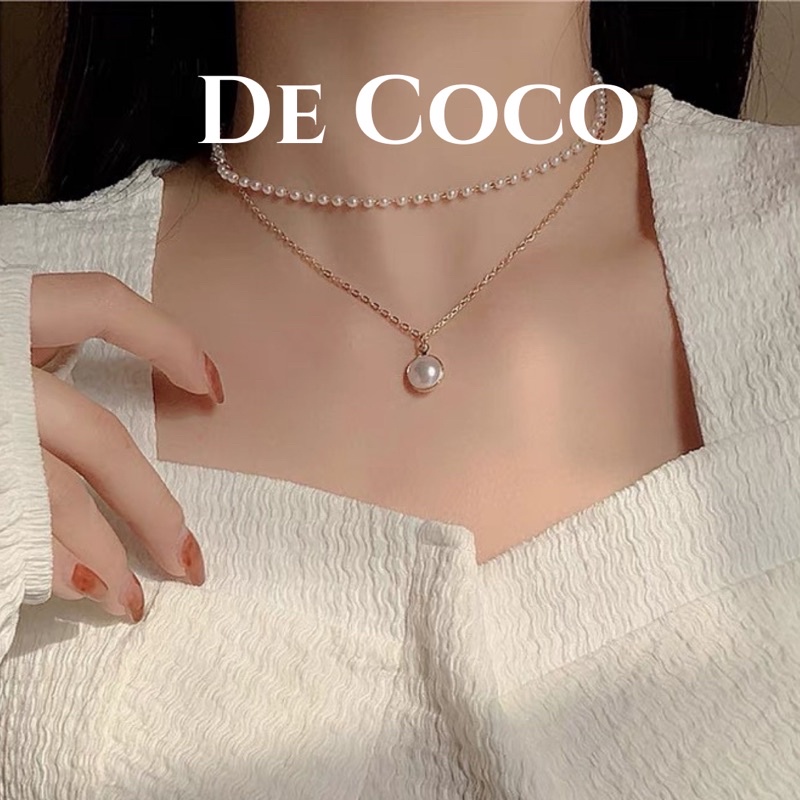 [Ảnh thật] Dây chuyền nữ, vòng cổ nữ De Coco