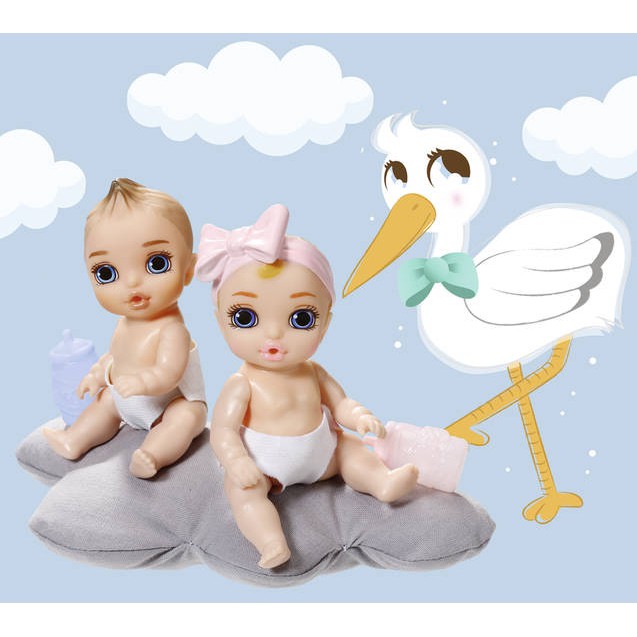 Mua 10 tặng 1 Búp Bê Đức 10 cm Mini   Baby Born Surprise 2 inch Doll  Zapf Creation