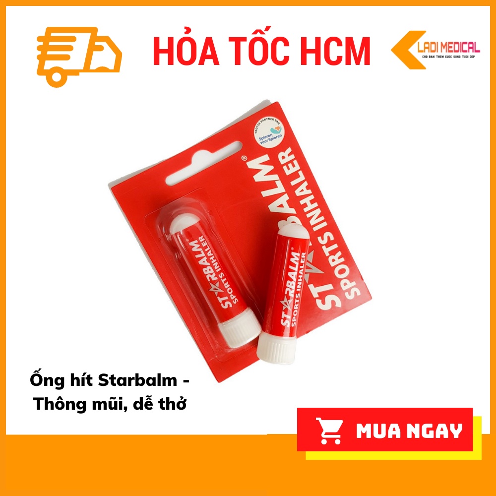 Ống hít Starbalm - Thông mũi, dễ thở