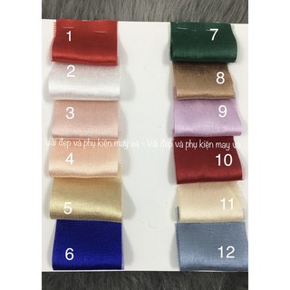 Vải Đẹp TAFFETA NHŨ May Váy Đầm cao cấp