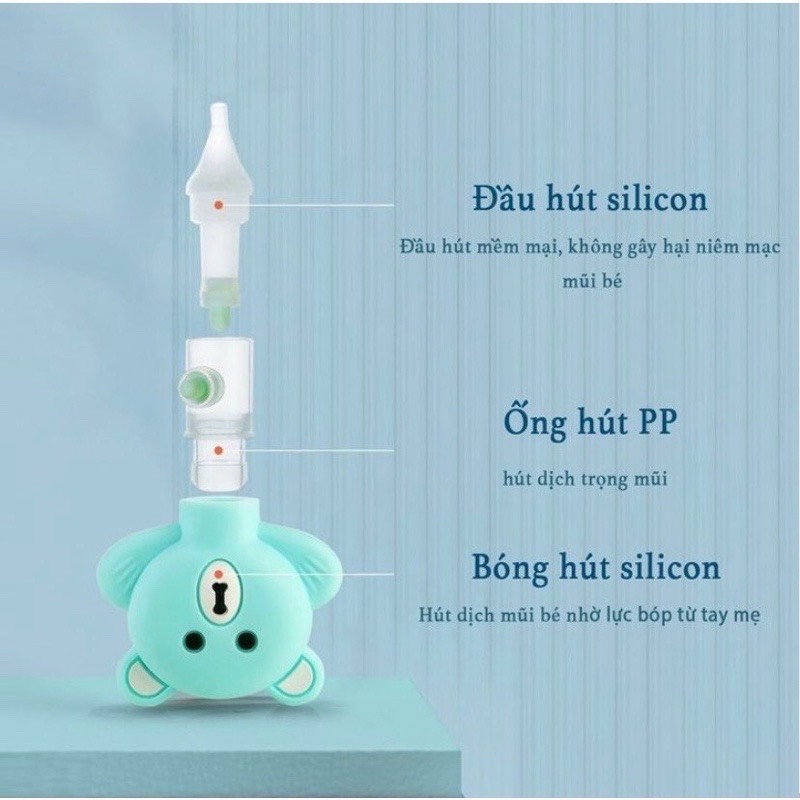 Dụng cụ hút mũi cho bé - dụng cụ vệ sinh mũi
