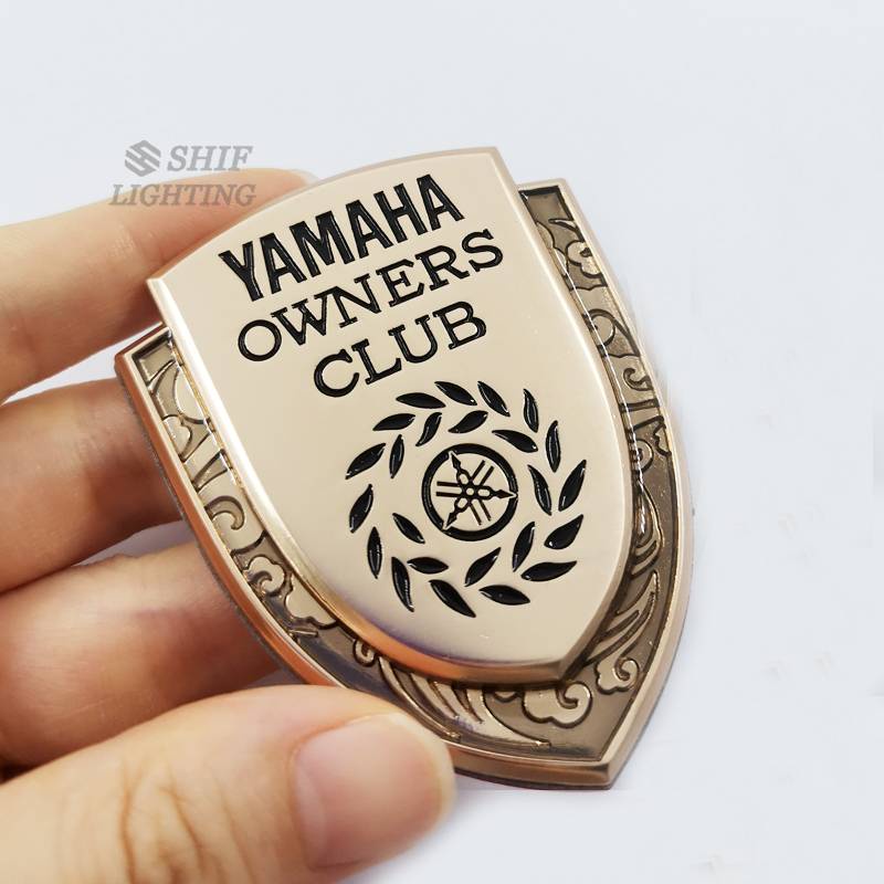 Logo trang trí xe hơi YAMAHA họa tiết Yamaha Owners Club hợp thời trang