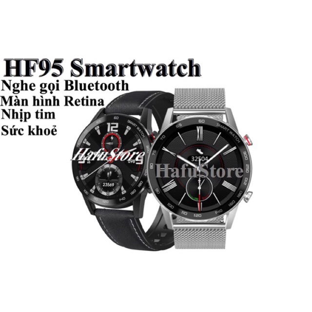 Đồng hồ thông minh HAFU DT95 gọi điện Bluetooth lịch lãm
