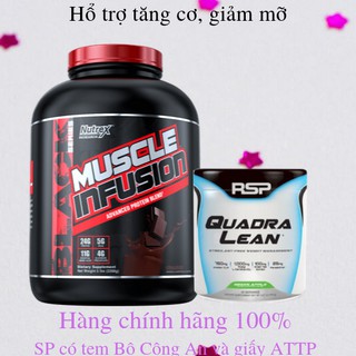 BỘ ĐÔI TĂNG CƠ ĐỐT MỠ THẦN THÁNH MUSCLE INFUSION 63 sv + QUADRALEAN 30sv