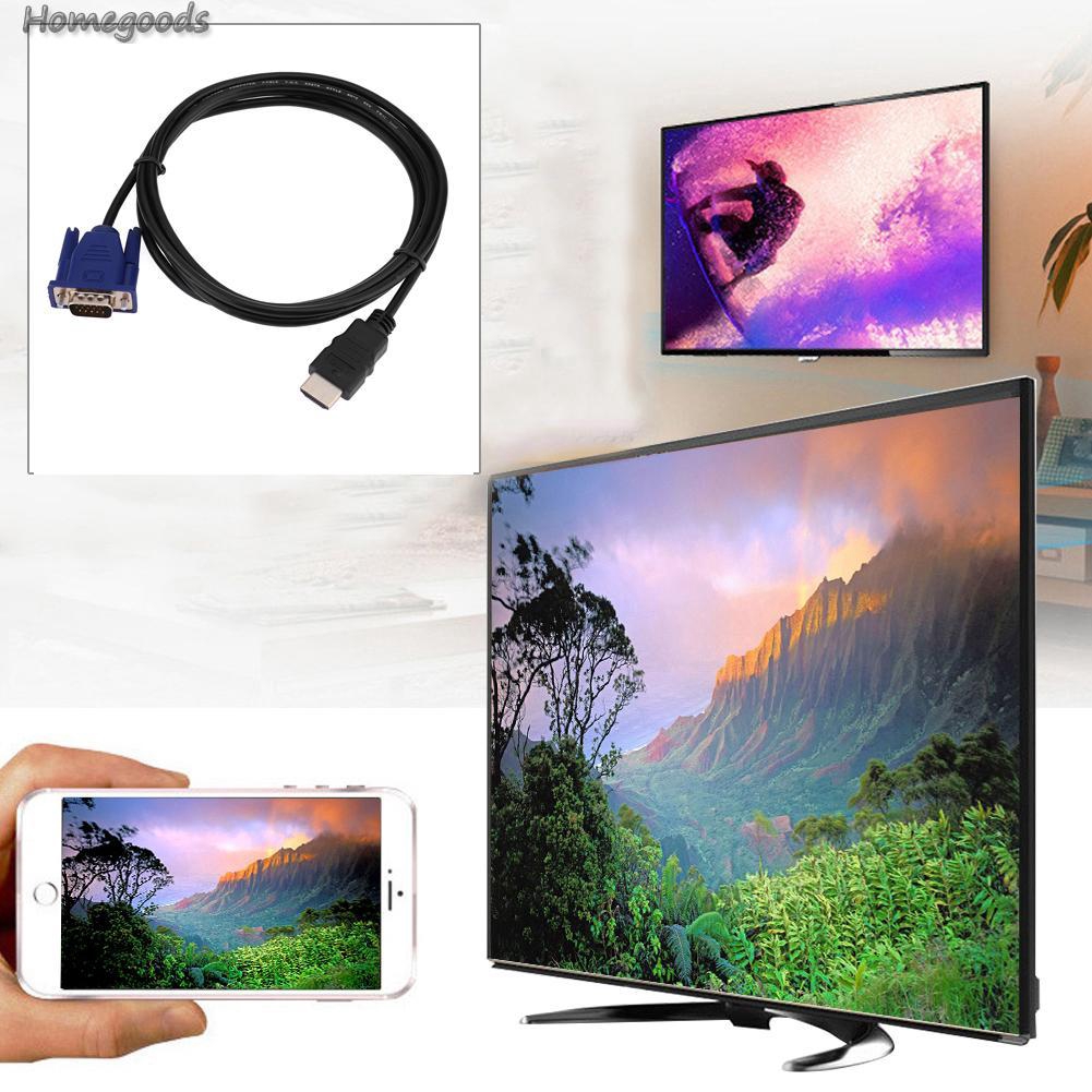 Cáp âm thanh chuyển đổi cổng HDMI sang VGA cho HDTV
