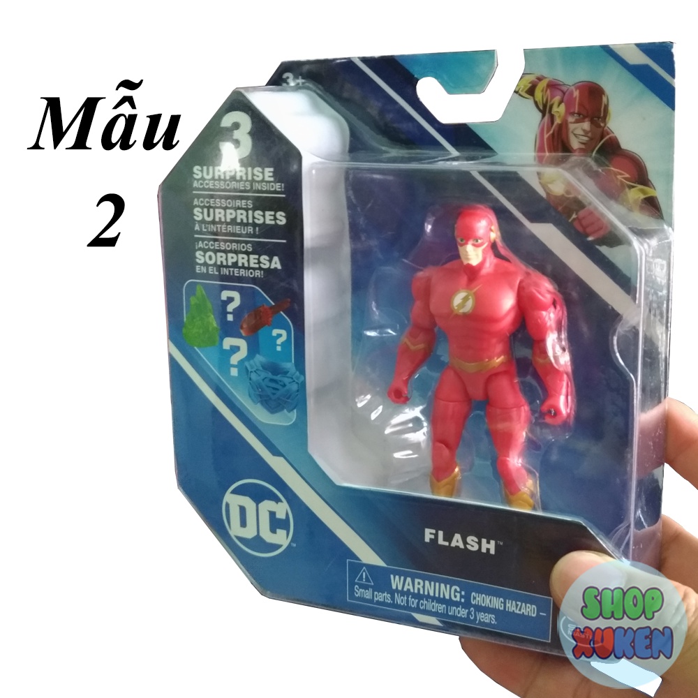 Mô hình siêu anh hùng DC - Superman, Flash, Cyborg, Shazam và Black Superman - Shopxuken