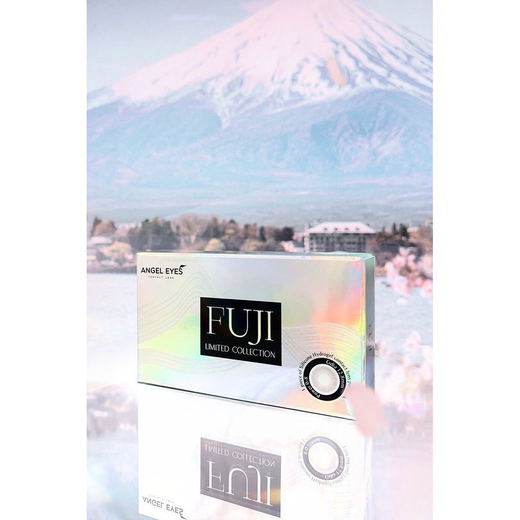 Kính Áp Tròng/ Lens mắt xám tây áp tròng Silicone Hydrogel VIP FUJI  Độ : 0-8