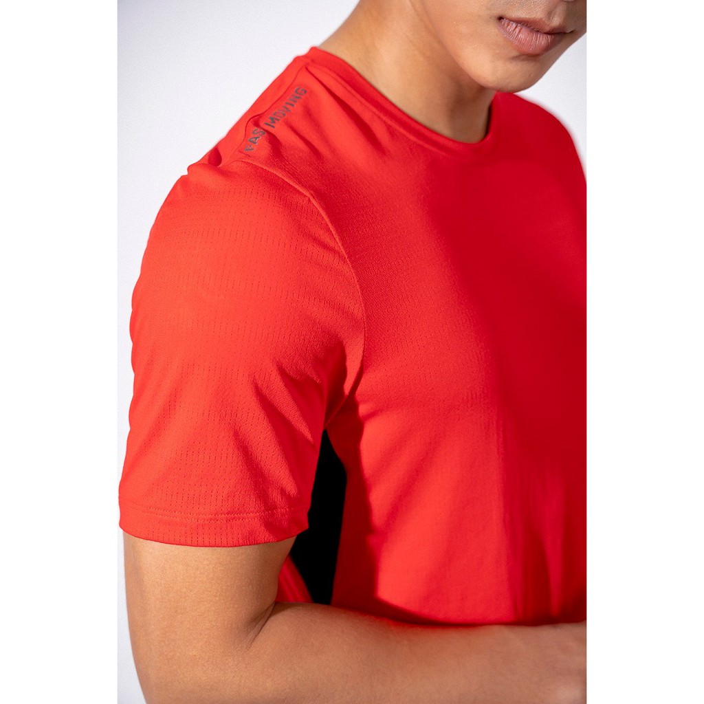 Áo phông nam thể thao Biluxury vải PE đục lỗ siêu mềm thoáng khí thoải mái vận động 5APKT001