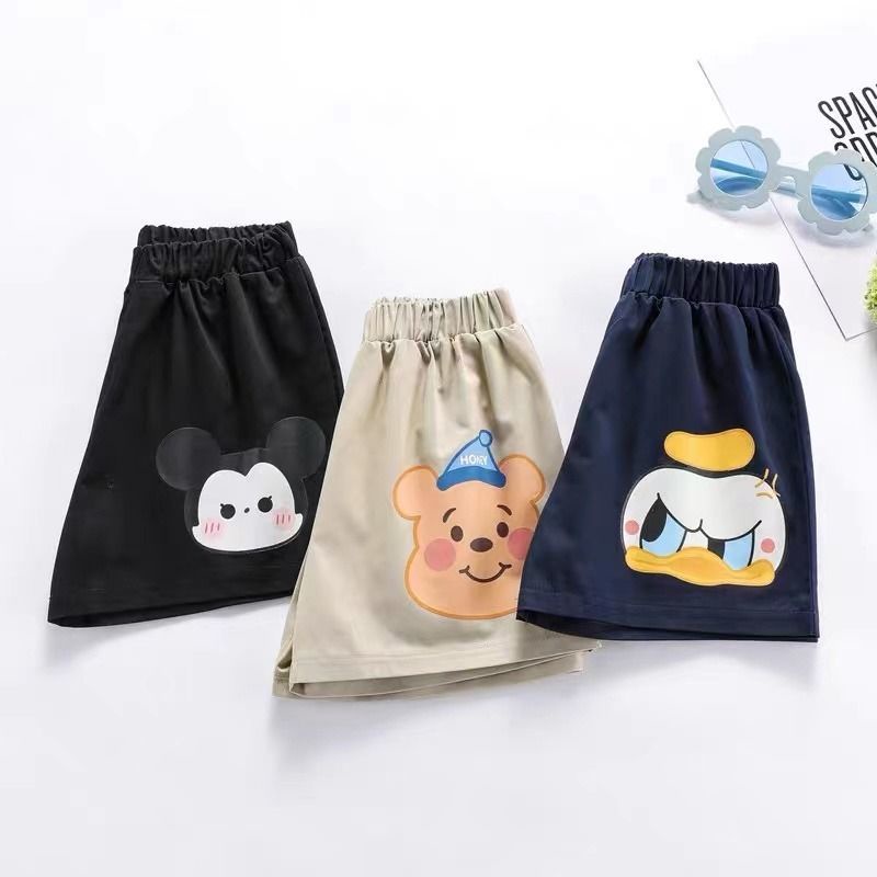 Quần Short In Họa Tiết Hoạt Hình Thời Trang Mùa Hè Hàn Quốc Dành Cho Bé Trai 2022