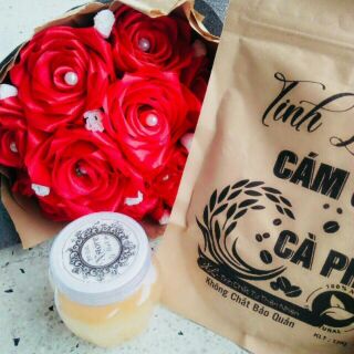 Cám gạo cà phê và mỡ trăn