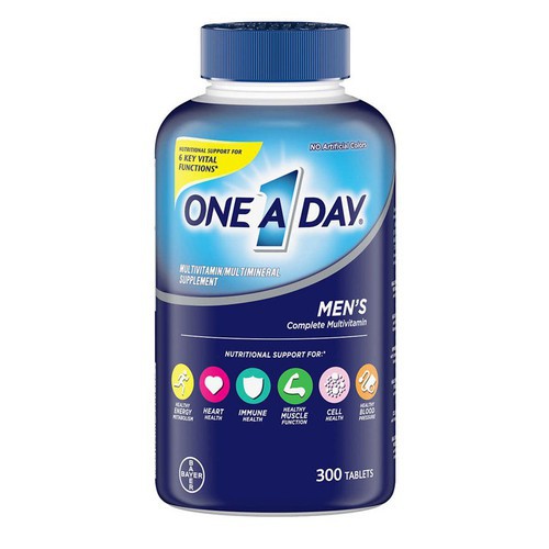[Mã FMCGM100 - 12% đơn 500K] Vitamin Tổng hợp Cho Nam One A Day Men's Health Formula 300 Viên | BigBuy360 - bigbuy360.vn