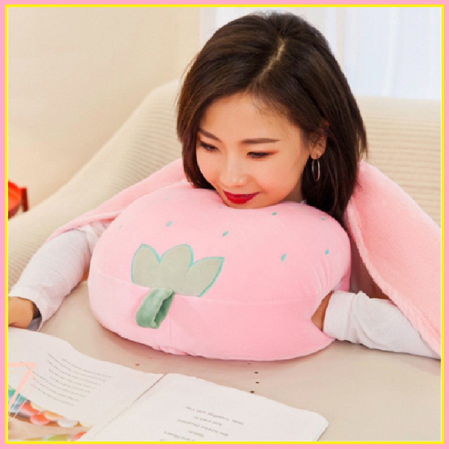 [LIKADO] Bộ chăn gối văn phòng 3in1 có ủ tay hình hoa quả CVP14 | BigBuy360 - bigbuy360.vn