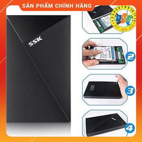 Box di động SSK Orico WD_cho HDD SSD chuẩn sata 2.5 Usb 3.0