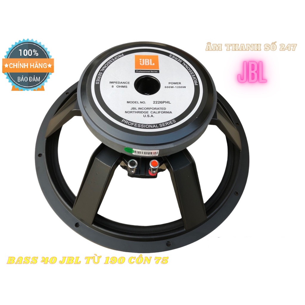 BASS 40 JBL TỪ 190 CÔN 76 / GIÁ 1 CHIẾC