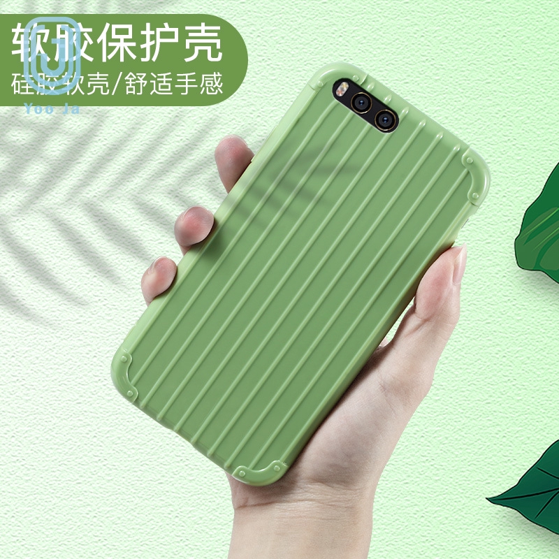 Ốp Điện Thoại Mềm Kiểu Vali Màu Trơn Đơn Giản Cho Redmi Note 9t Pro Xiaomi