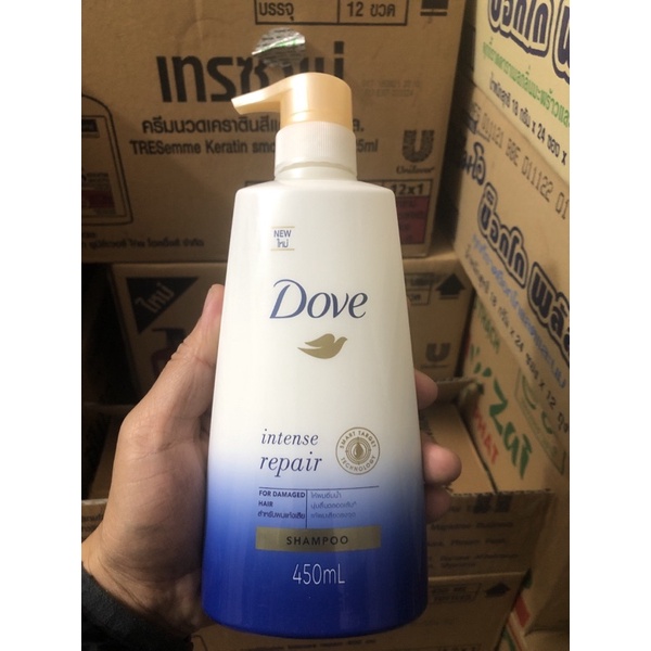 Combo 1 xả 1 gội Dove 450ml Thái Lan