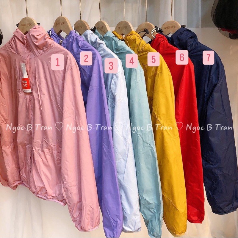 🌸ÁO KHOÁC GIÓ 2 LỚP UNI