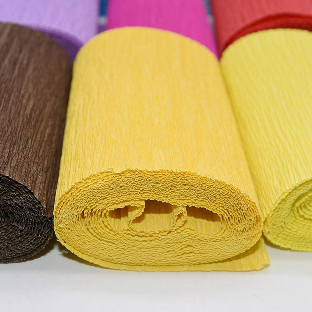 Giấy Crepe Gói Hoa Thủ Công Trang Trí Tiệc Cưới DIY