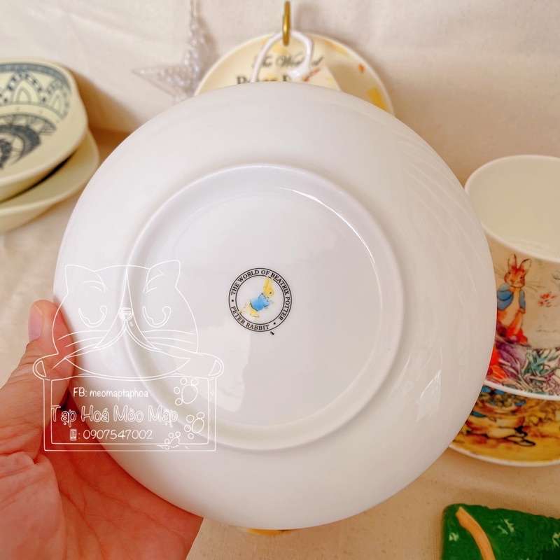 Set trà thỏ petter sứ xương