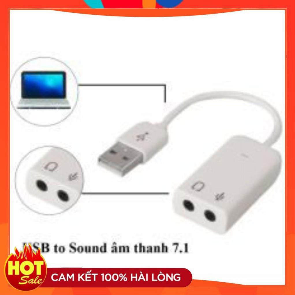 [Loại 1] Cáp chuyển USB Sound Dây 7.1