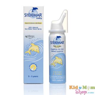 Dung dịch xịt mũi muối biển sâu STERIMAR baby