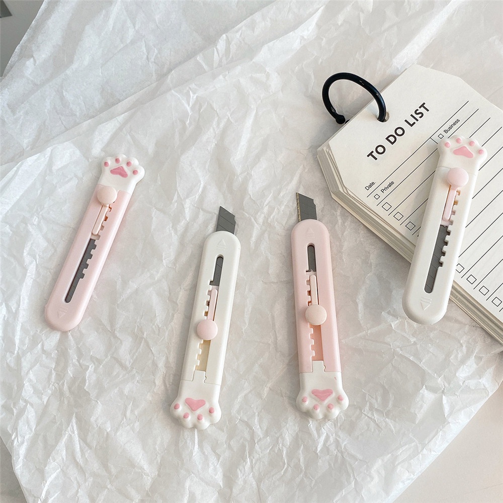 Dao Cắt Giấy Mini Hình Móng Mèo