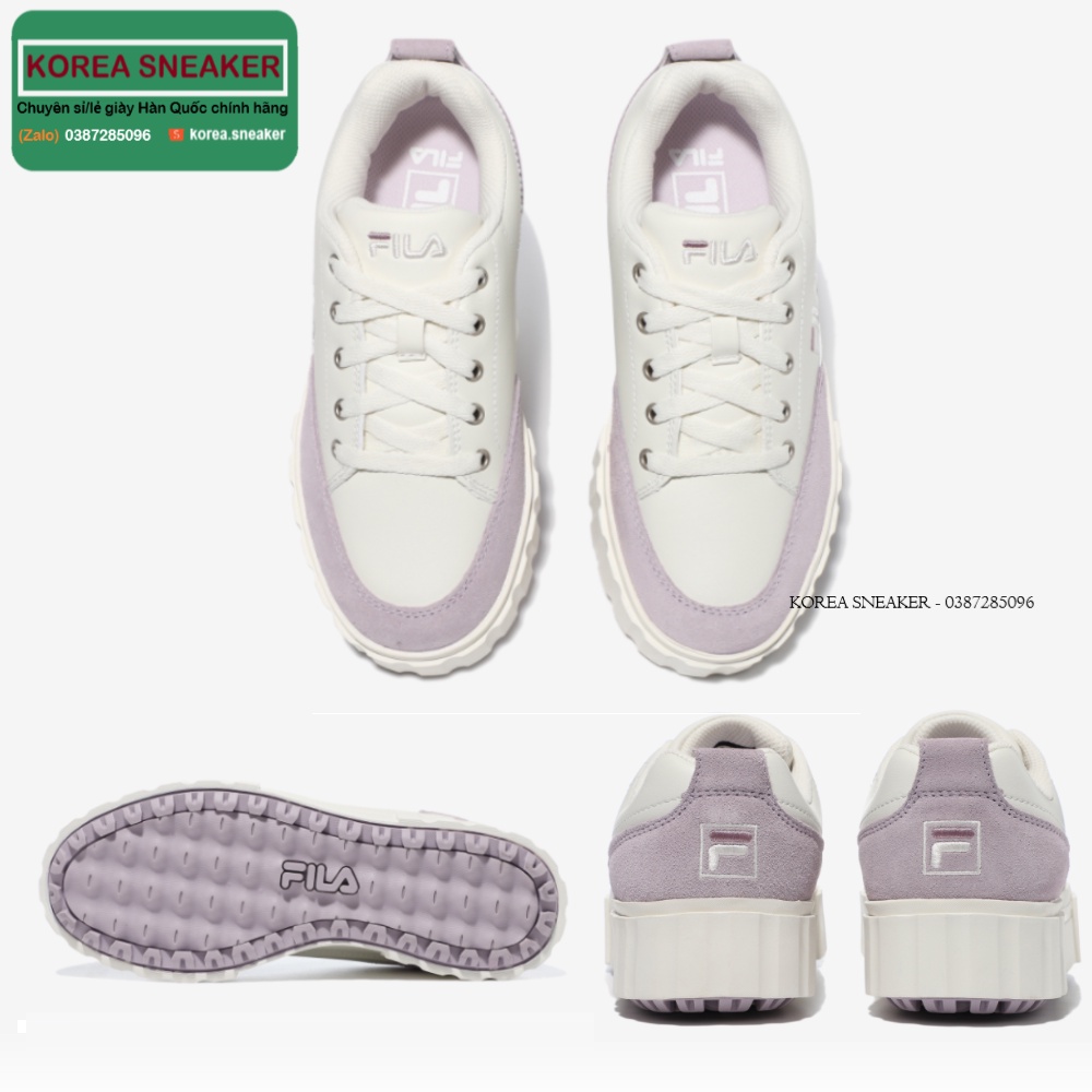 Giày Thể Thao Fila Sandblasted Raw Suede Hàn Quốc- Sneaker Chính Hãng 100%