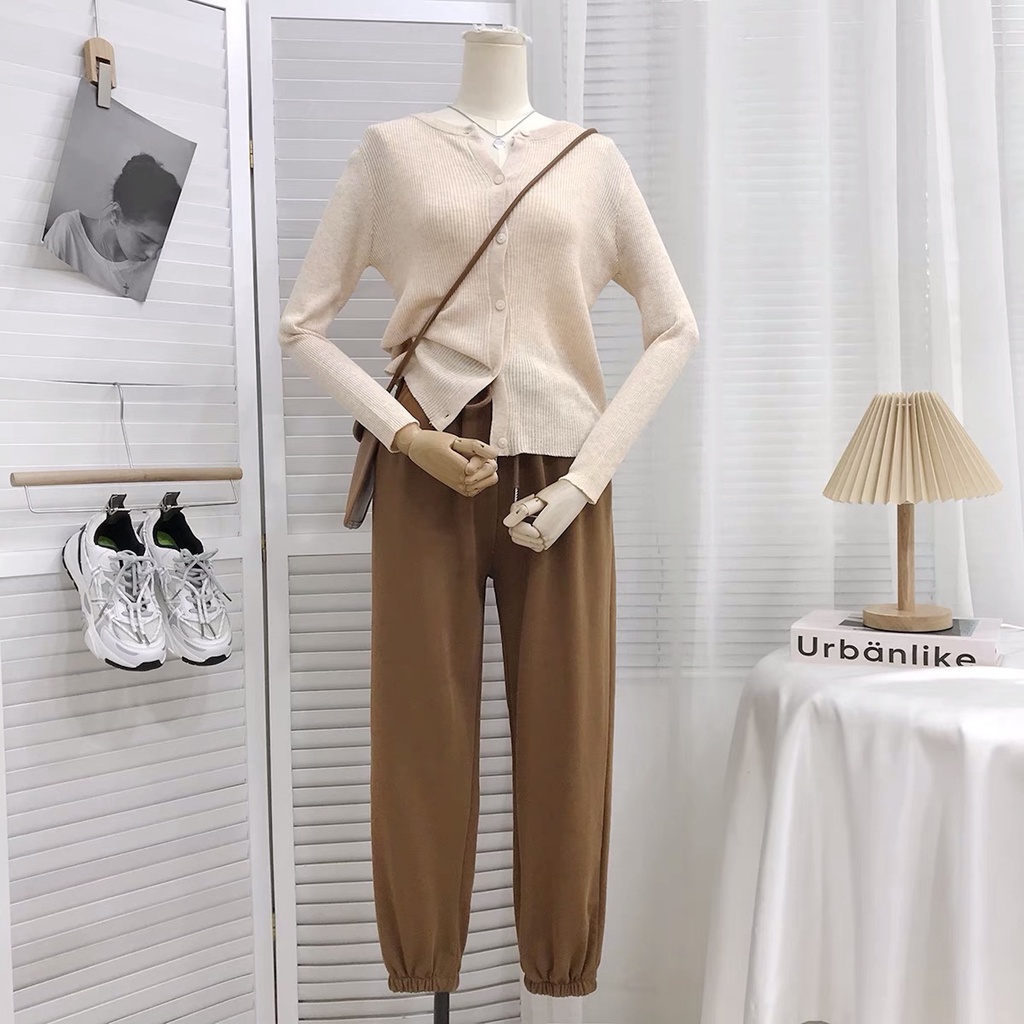 Áo khoác cardigan cổ tròn 6 nút - AK516 | BigBuy360 - bigbuy360.vn