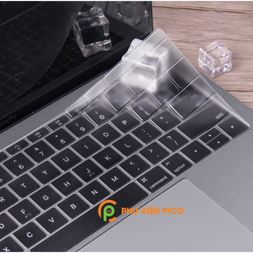 Phủ phím Macbook Air, Macbook Pro, Macbook Retina trong suốt TPU cao cấp chống nước, bụi bẩn - Phủ phím Macbook