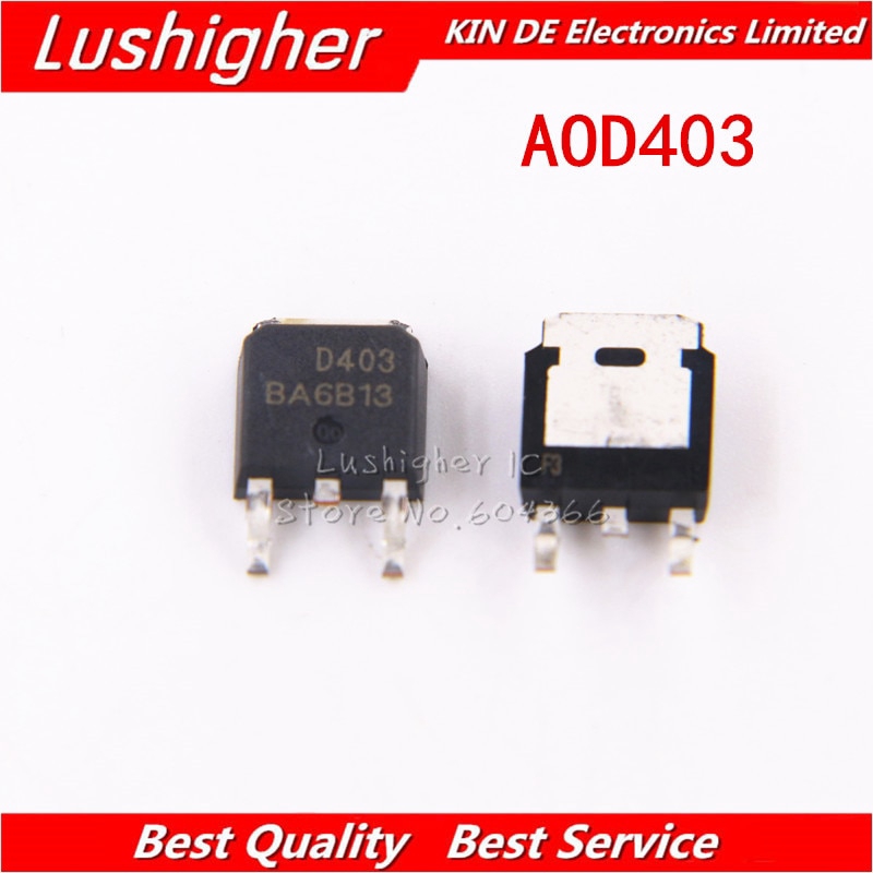 Set 10 linh kiện điện tử AOD403 TO-252 D403 TO252 30V 85A kênh P MOSFET