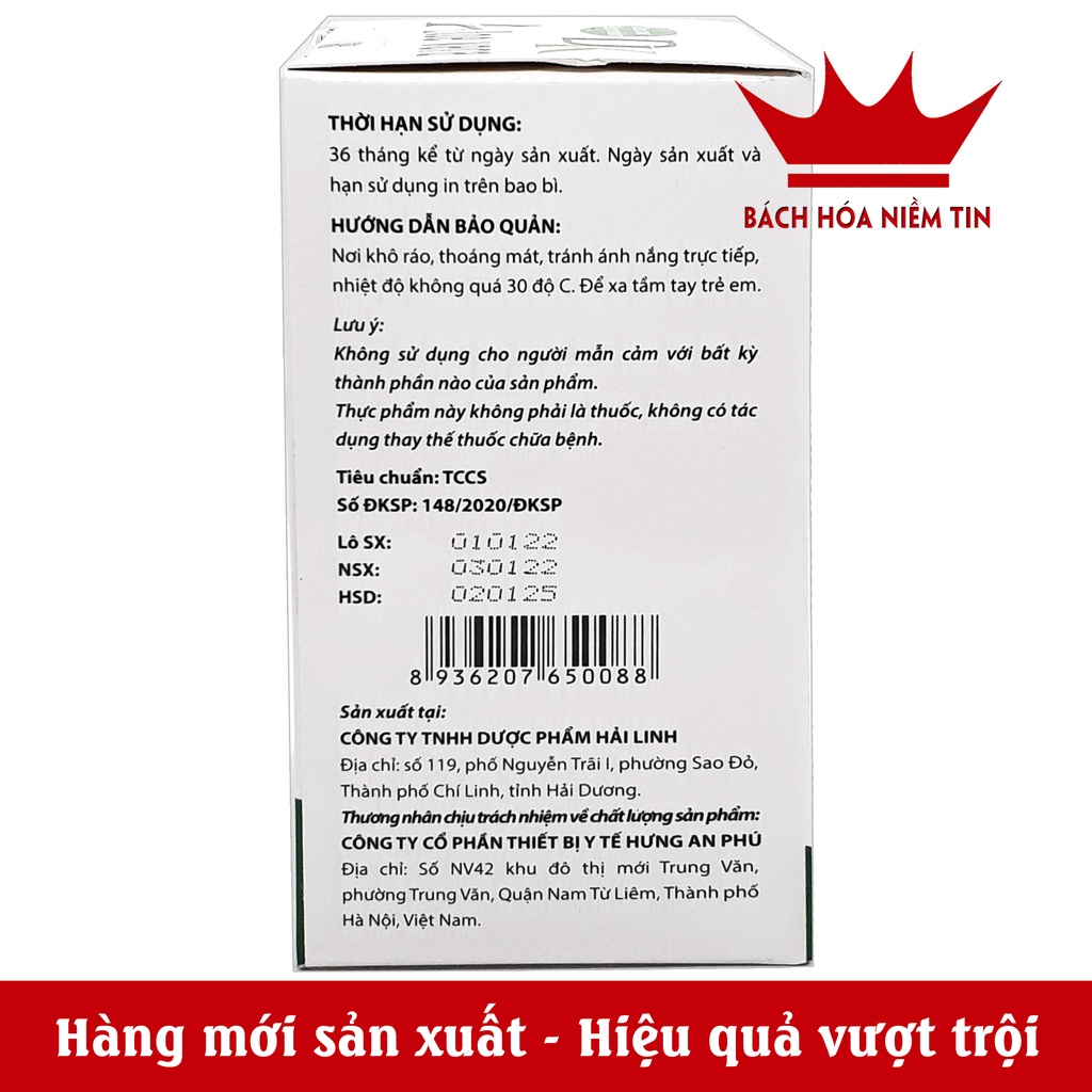 Viên Uống Đẹp Da DK Aloe Vera với thành phần Lô Hội, mầm đậu nành – Hỗ trợ giảm nám da, tàn nhang