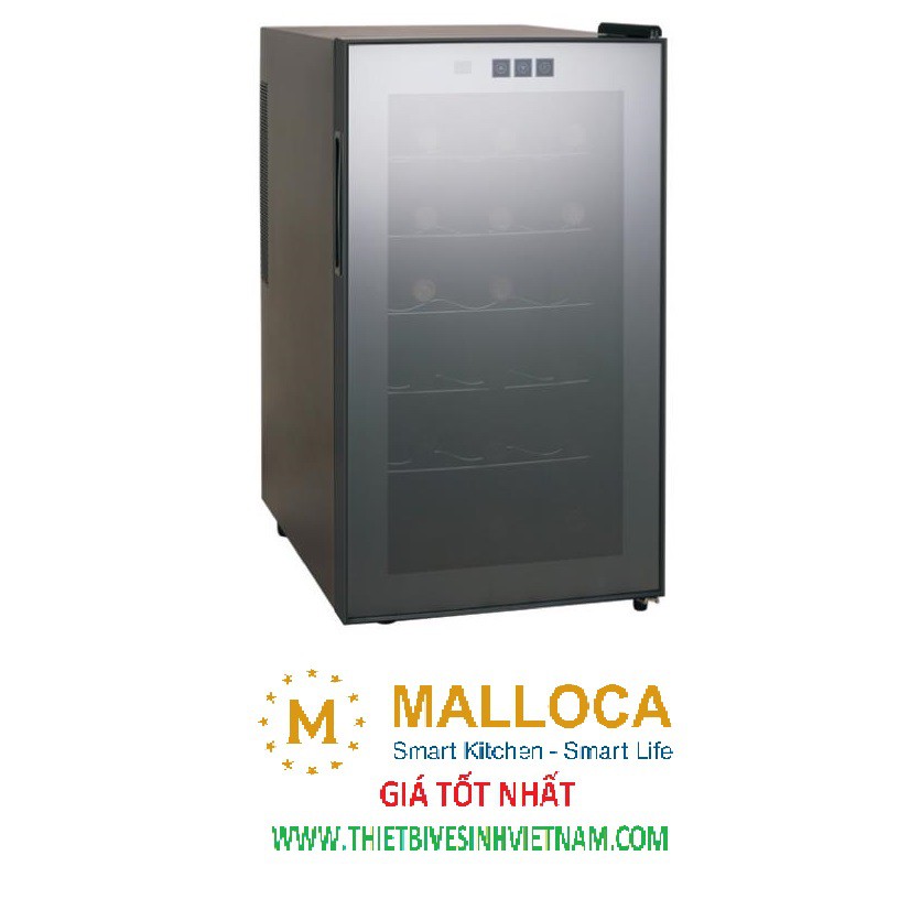 Tủ Bảo Quản Rượu Độc Lập Mallca MWC-48B, hàng chính hãng Tây Ba Nha, bảo hành 03 năm